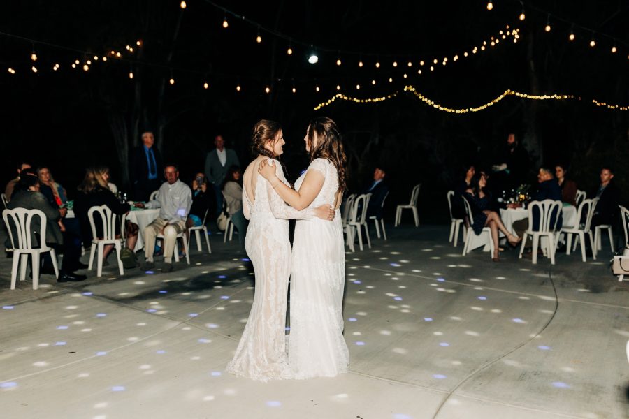 first dance at hearts home farm wedding