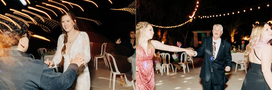 wedding reception dancing