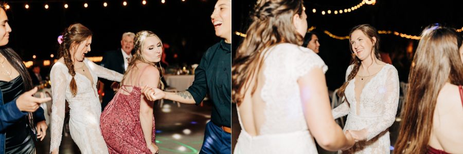 wedding reception dancing