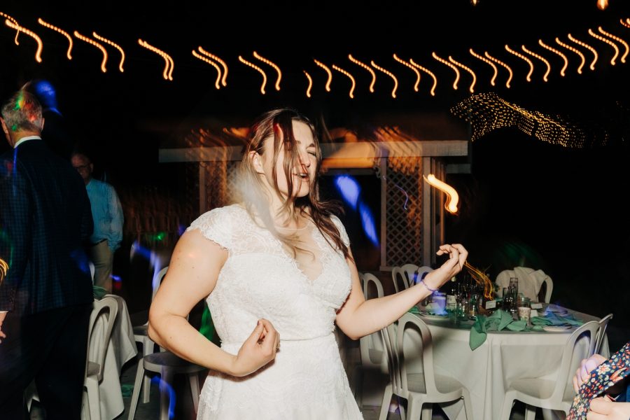 wedding reception dancing