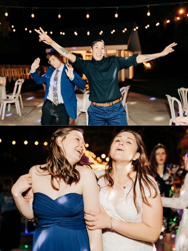 wedding reception dancing