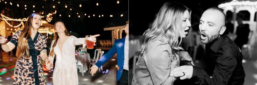 wedding reception dancing