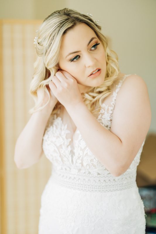 bride getting ready