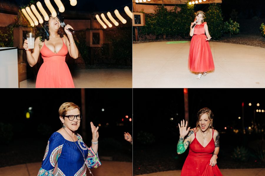 Gold coast farm wedding Reception dancing