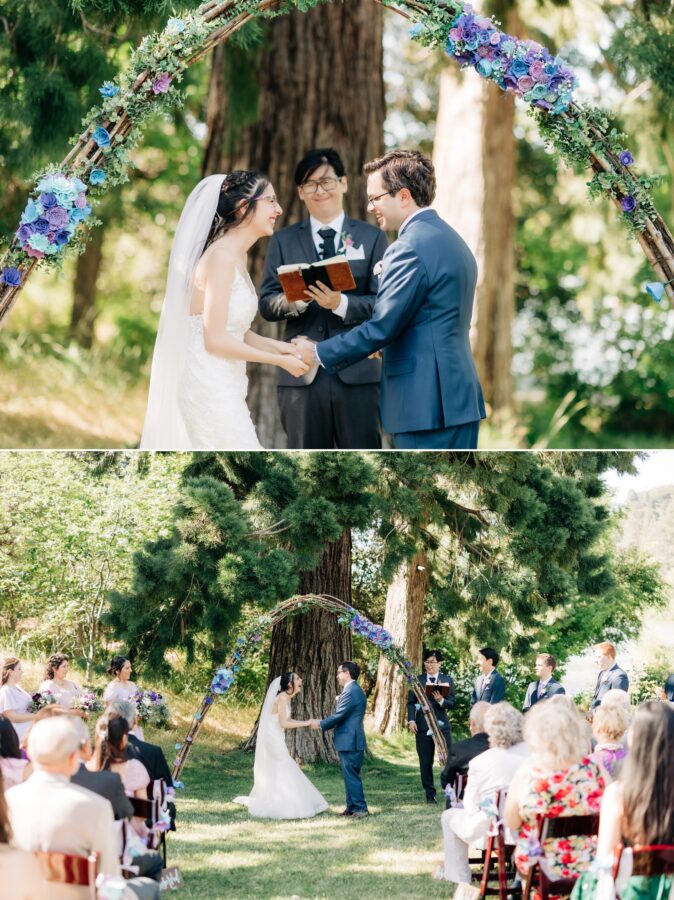 Wedding Ceremony at Lake Gregory