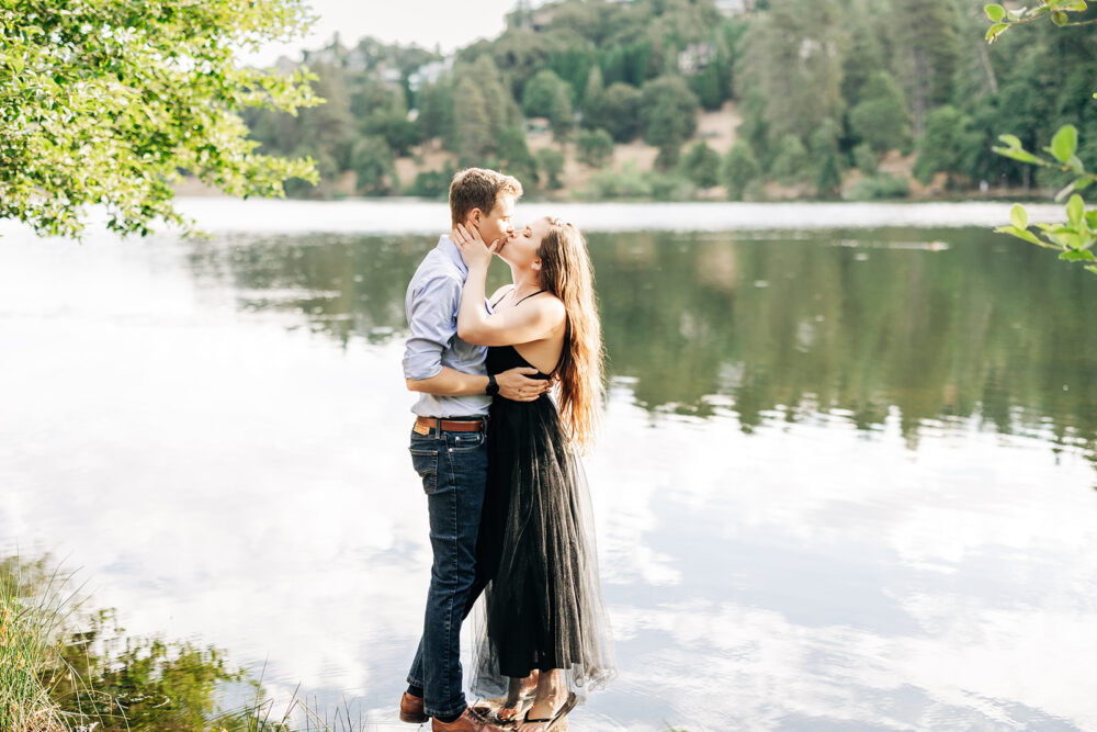 Engagement photos at Lake Gregory