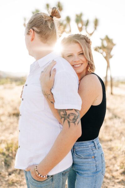 Joshua Tree summer engagement 