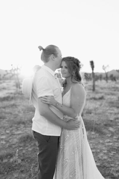 Summer elopement in Joshua Tree