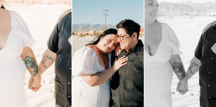 Palm Springs Windmill Engagement