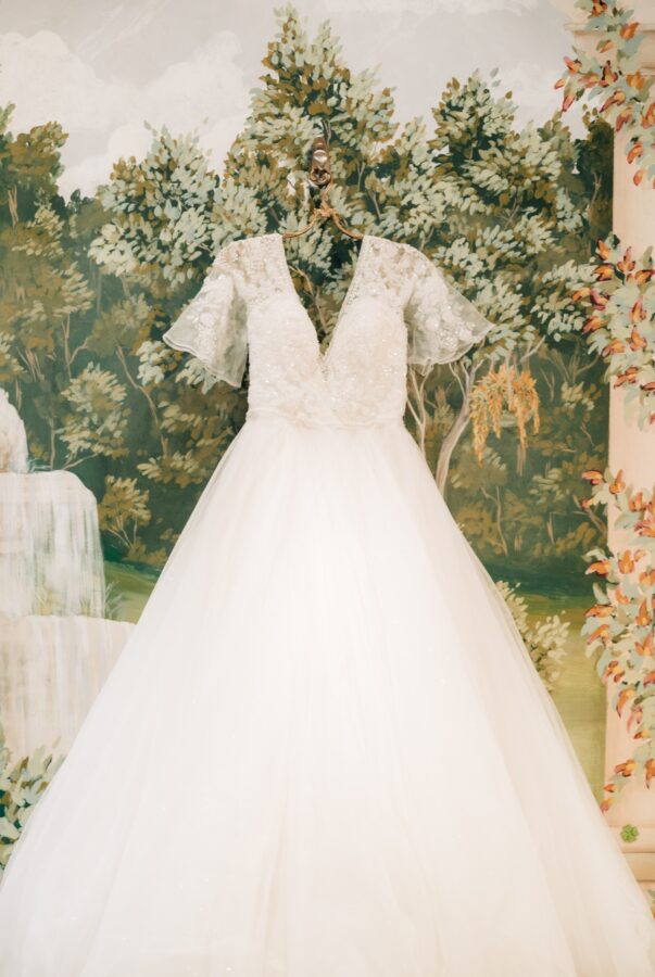 Wedding Dress at south hills country club wedding