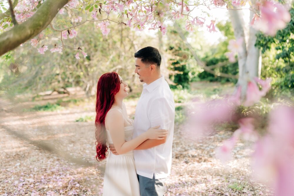 Los Angeles spring engagement