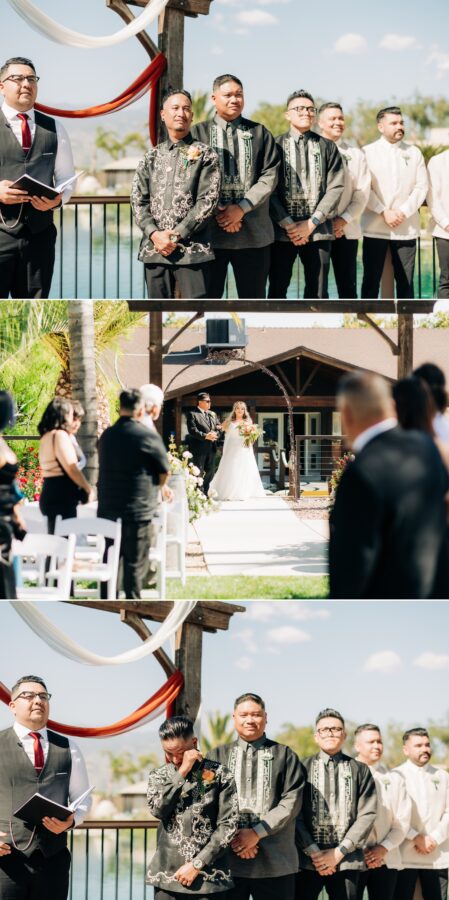 The Pond at Casey Orchard Redlands Spring Wedding
