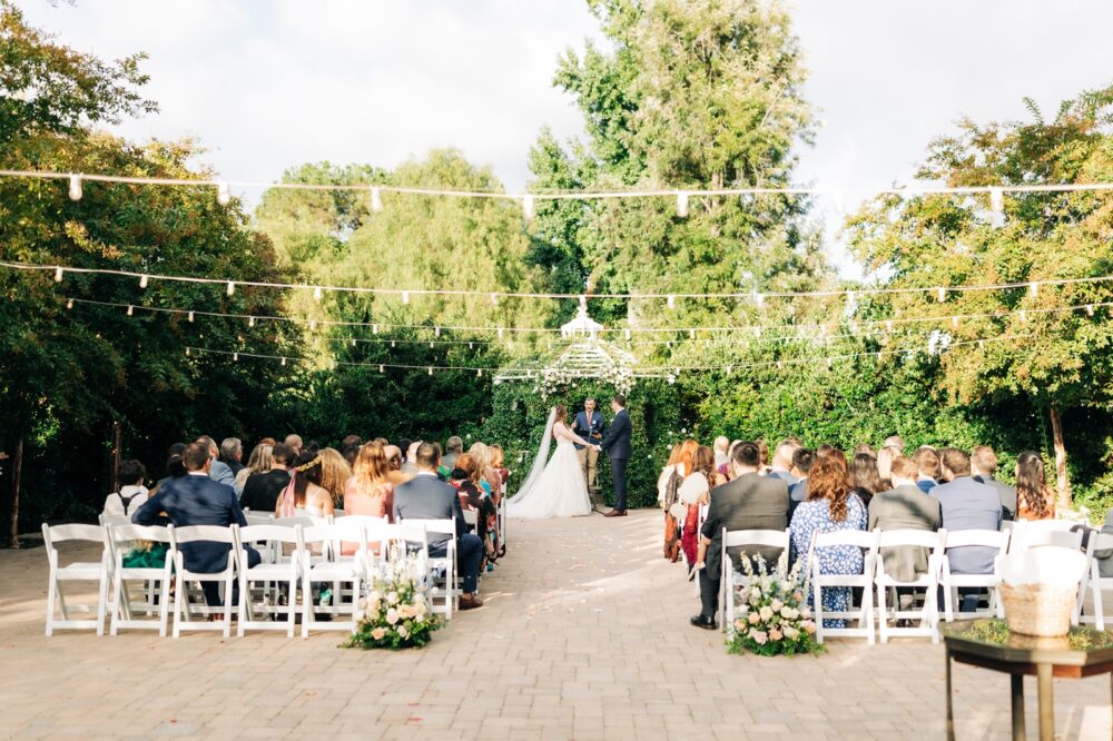 Fall wedding at Coto valley country club