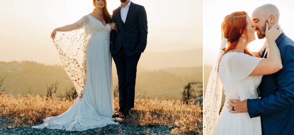 lookout point summer elopement Idyllwild