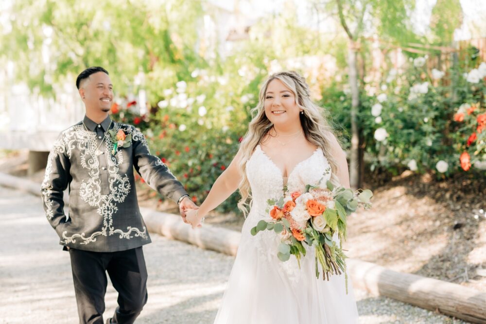 The Pond at Casey Orchard Redlands Spring Wedding