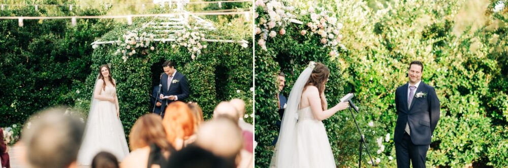 Fall wedding at Coto valley country club