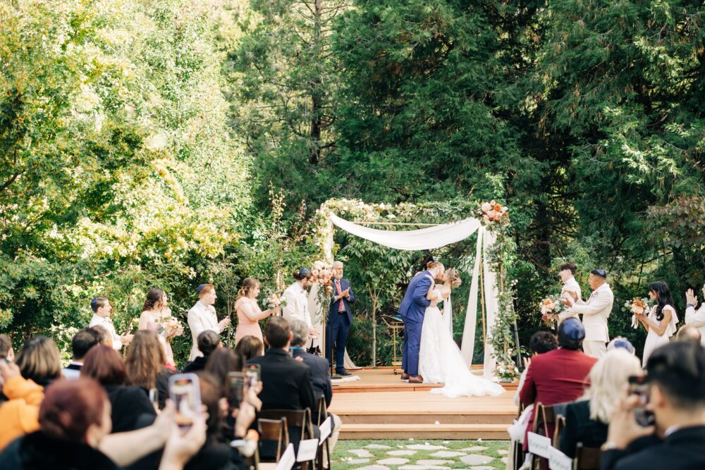 First kiss at Miller's Landing Lake Arrowhead