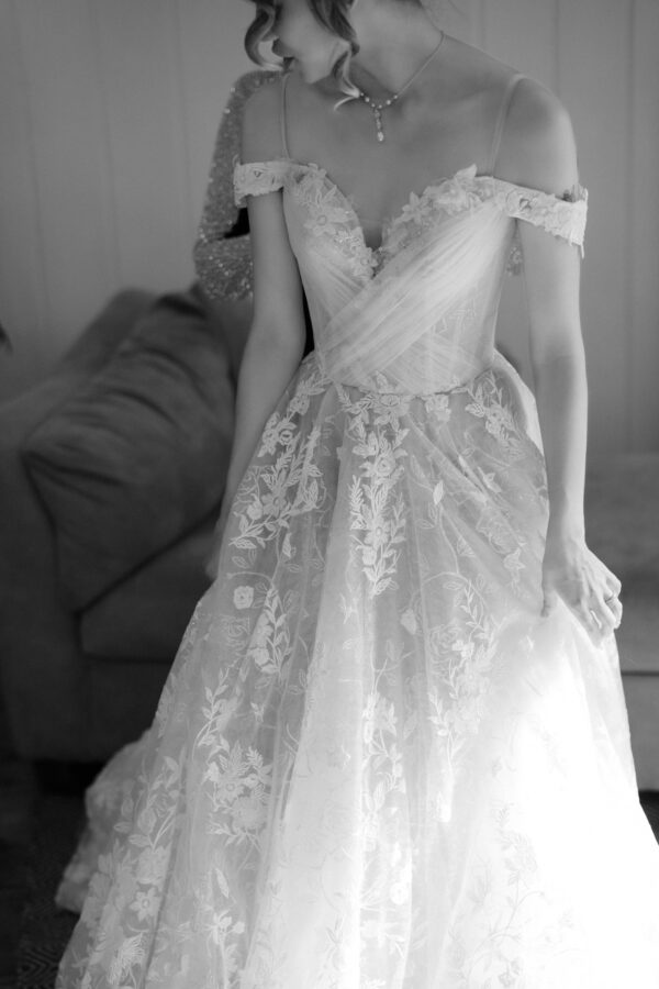 Bride at Miller's Landing Wedding