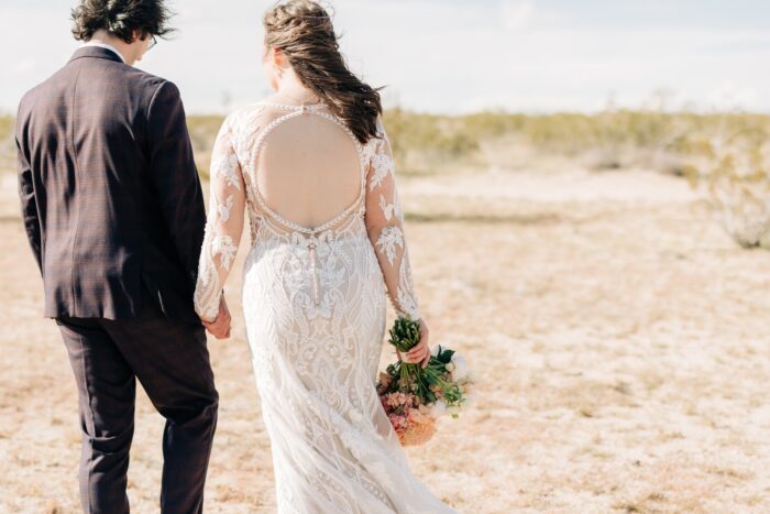 Hicksville trailer palace Joshua tree wedding