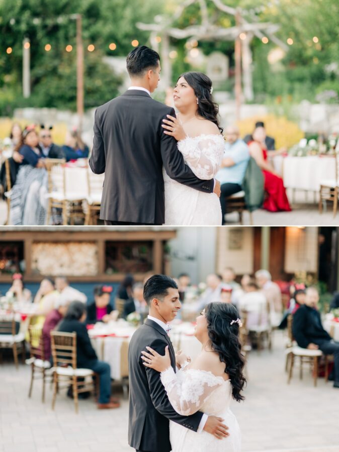 First dance at spring oak glen wedding