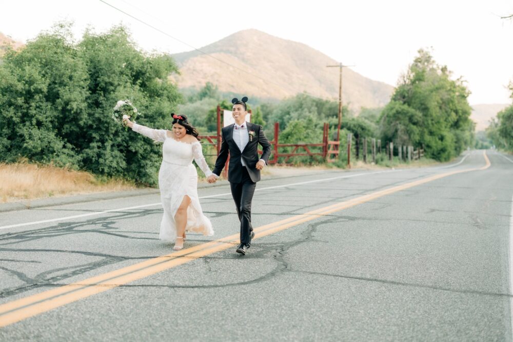 Spring wedding at the Homestead in Oak Glen