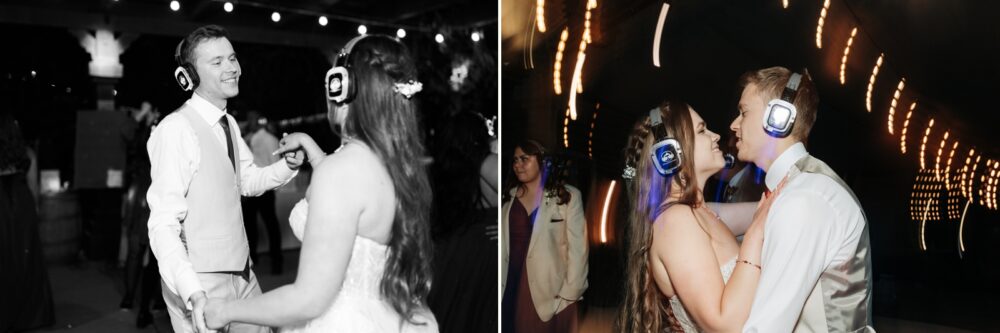 Silent disco reception