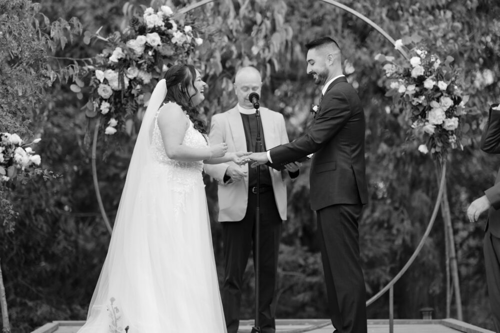 Lake arrowhead barn wedding