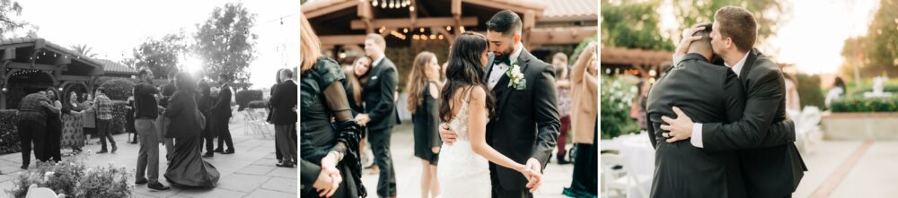 Guests dancing at reception