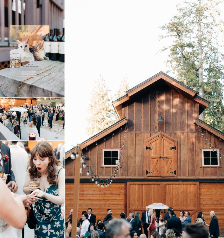 Lake arrowhead barn wedding