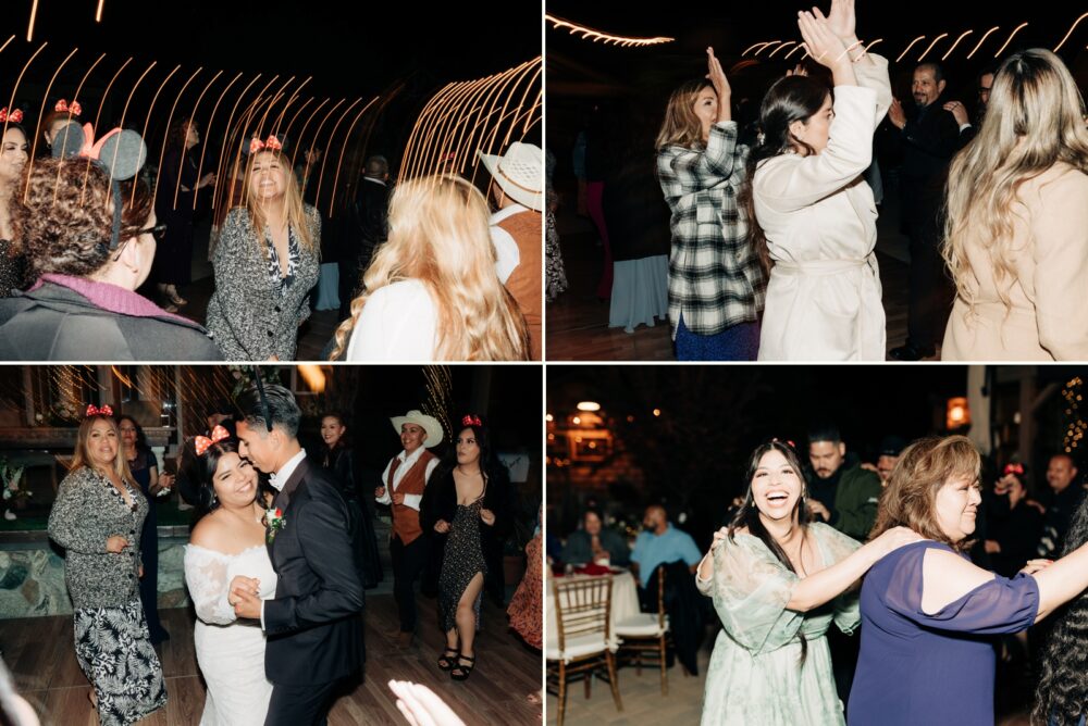 Open dancing at the homestead reception