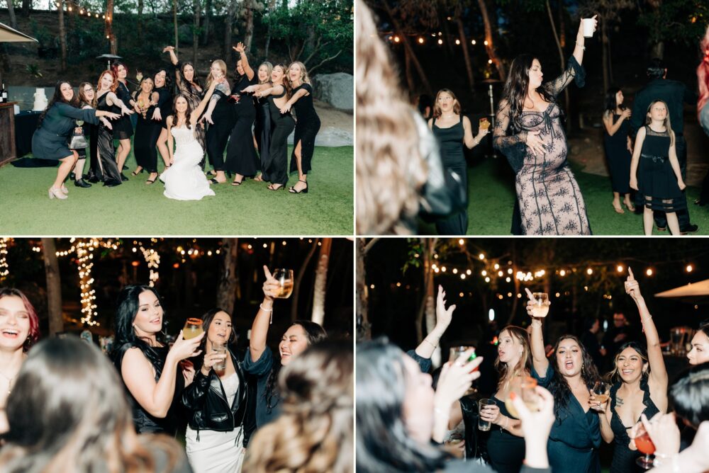 Dancing at Stone Brewing bistro and garden reception