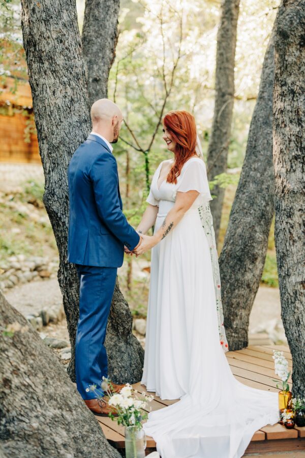 Idyllwild summer elopement