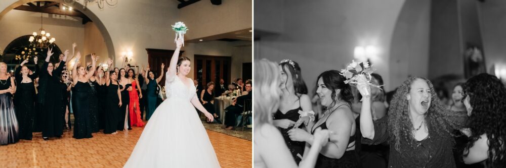 bouquet toss