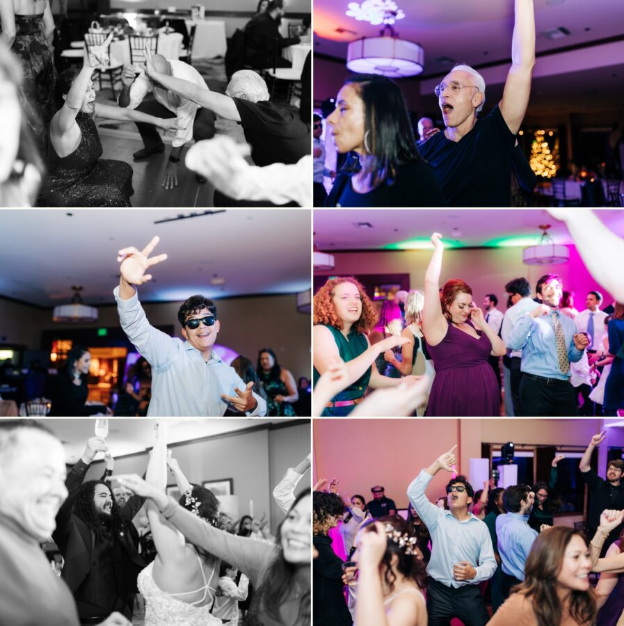 wedding reception dancing