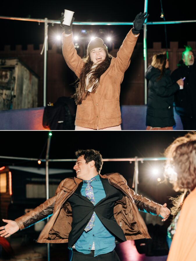 wedding reception dancing